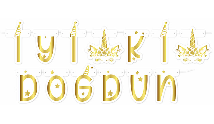 UNICORN%20GOLD%20İYİKİ%20DOĞDUN%20BANNER%20(2,50m)